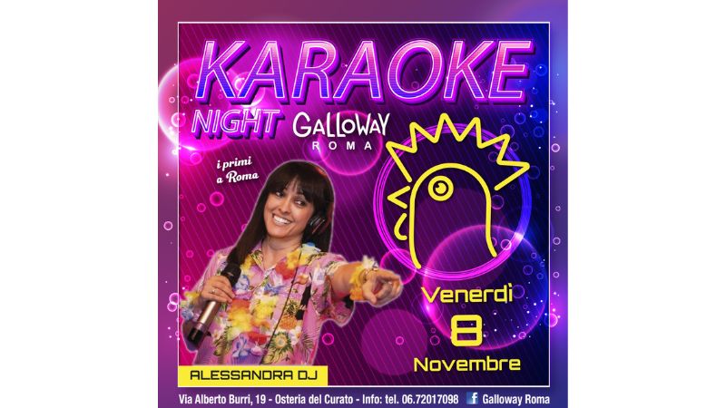 Eventi Novembre Galloway Roma